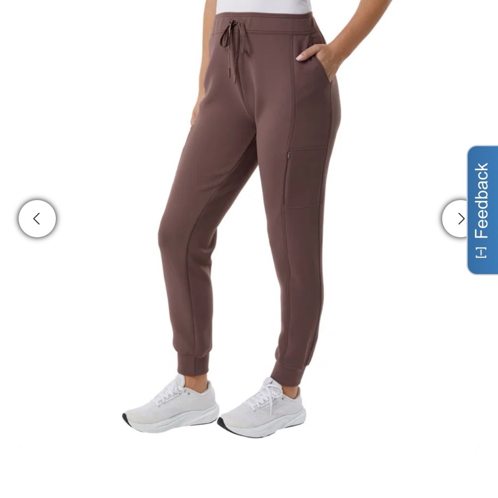 32 Degrees Women's Active Soft Jogger - double zippered side pocket - LARGE